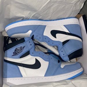 Jordan 1 retro high white university blue black